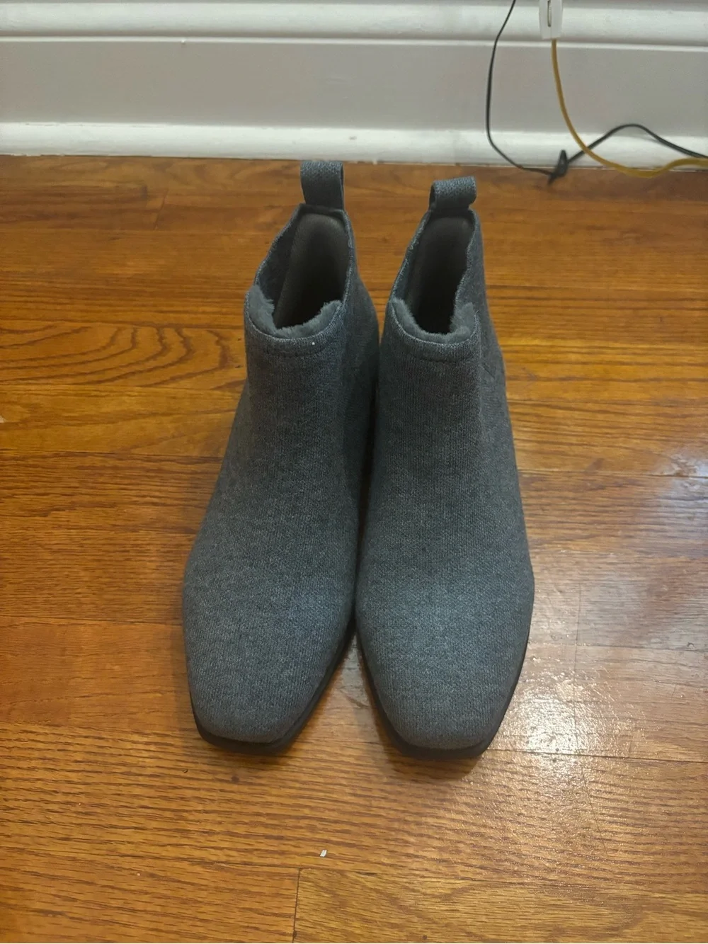 Vivaia Ryan Ankle Boots Booties US 8.5 EU 39.5 Gray Winter Edition Fur Inside